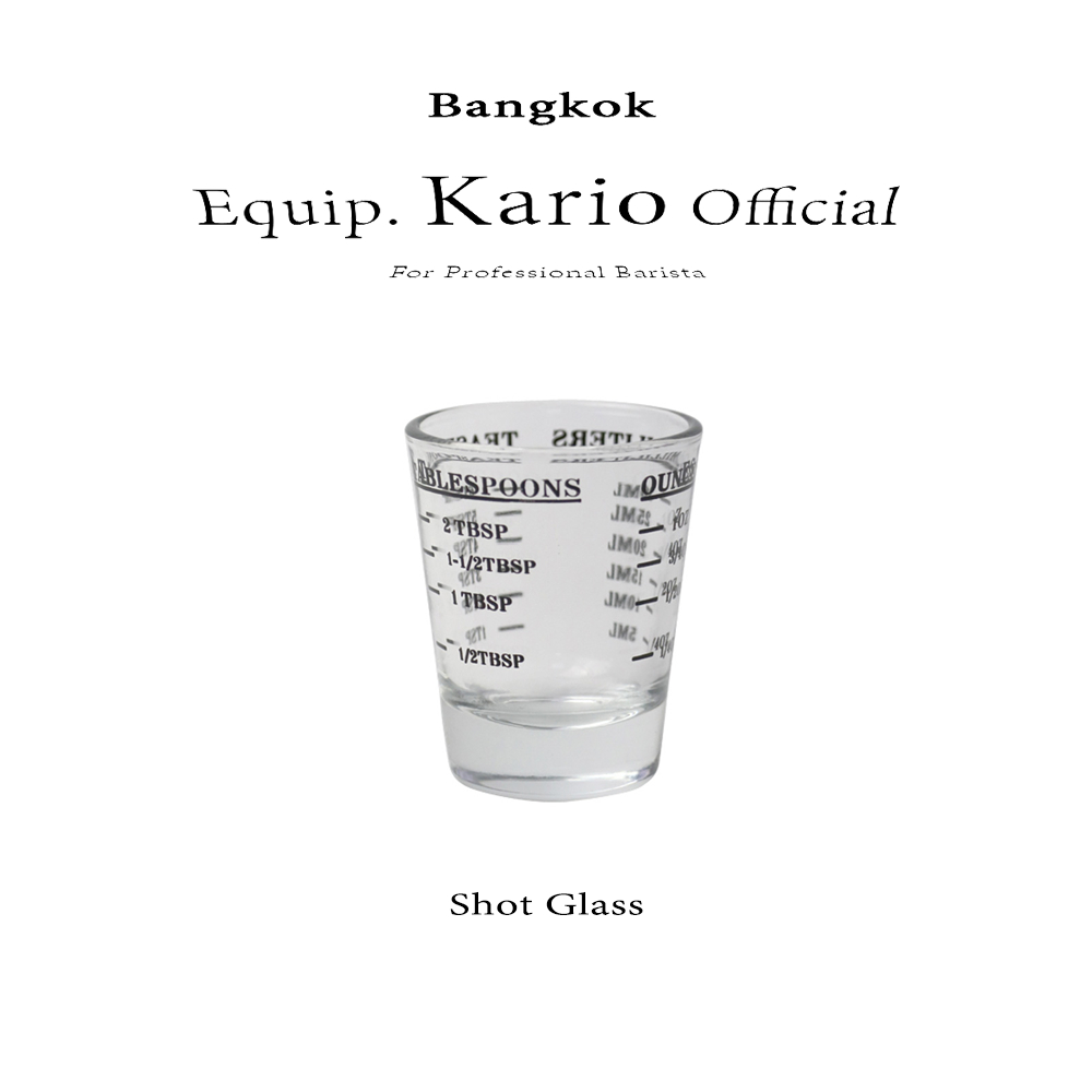 จัดส่งทันที | แก้วชอต shot glass มีสเกล พร้อมส่งจากไทย แก้วช็อต 1ใบ  Shot Glass