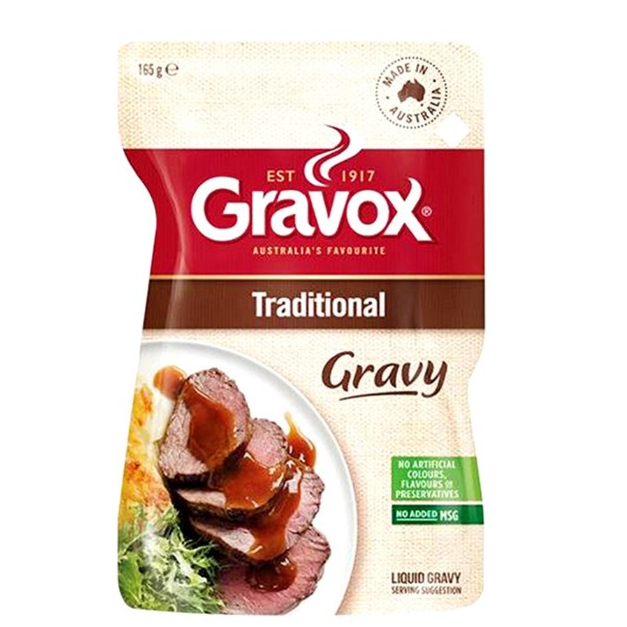 Gravox Traditional Gravy Sauce เกรวอกซ์ ซอสเกรวี่ รสดั้งเดิม 165g.