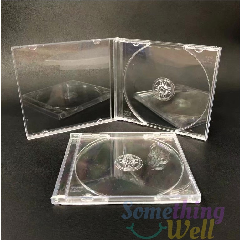 กล่องใส่แผ่นCDและDVD (แบบตกแตก) SET 5/10แผ่น รุ่นหนา 1 CM