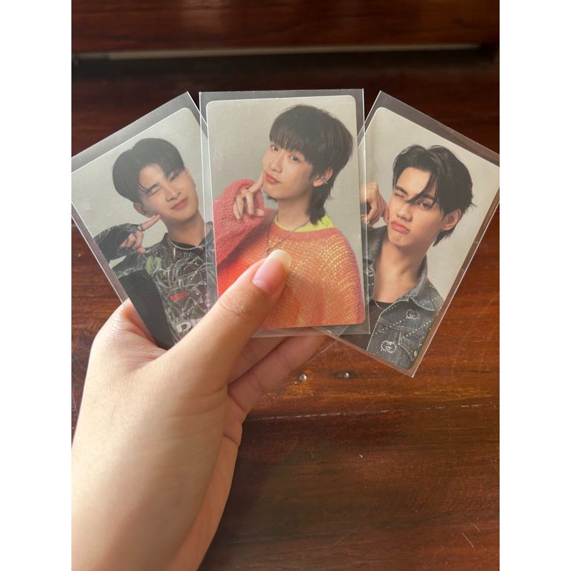 BUS DEBUT PHOTOCARD ไทยจิ้มเเก้ม เน้กจิ้มเเก้ม ภีมหงึ ภูหูกระต่าย