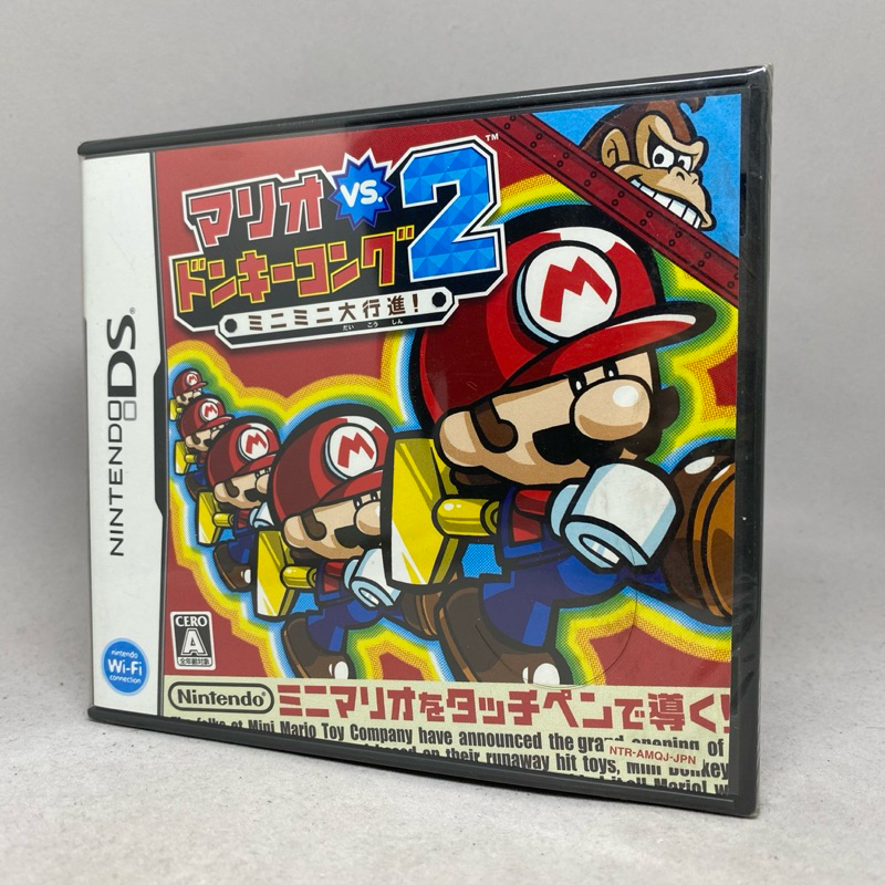 (New)(มือ1) Mario vs. Donkey Kong 2: MiniMini Daikoushin (NDS) | Nintendo DS | Original Japan | สินค