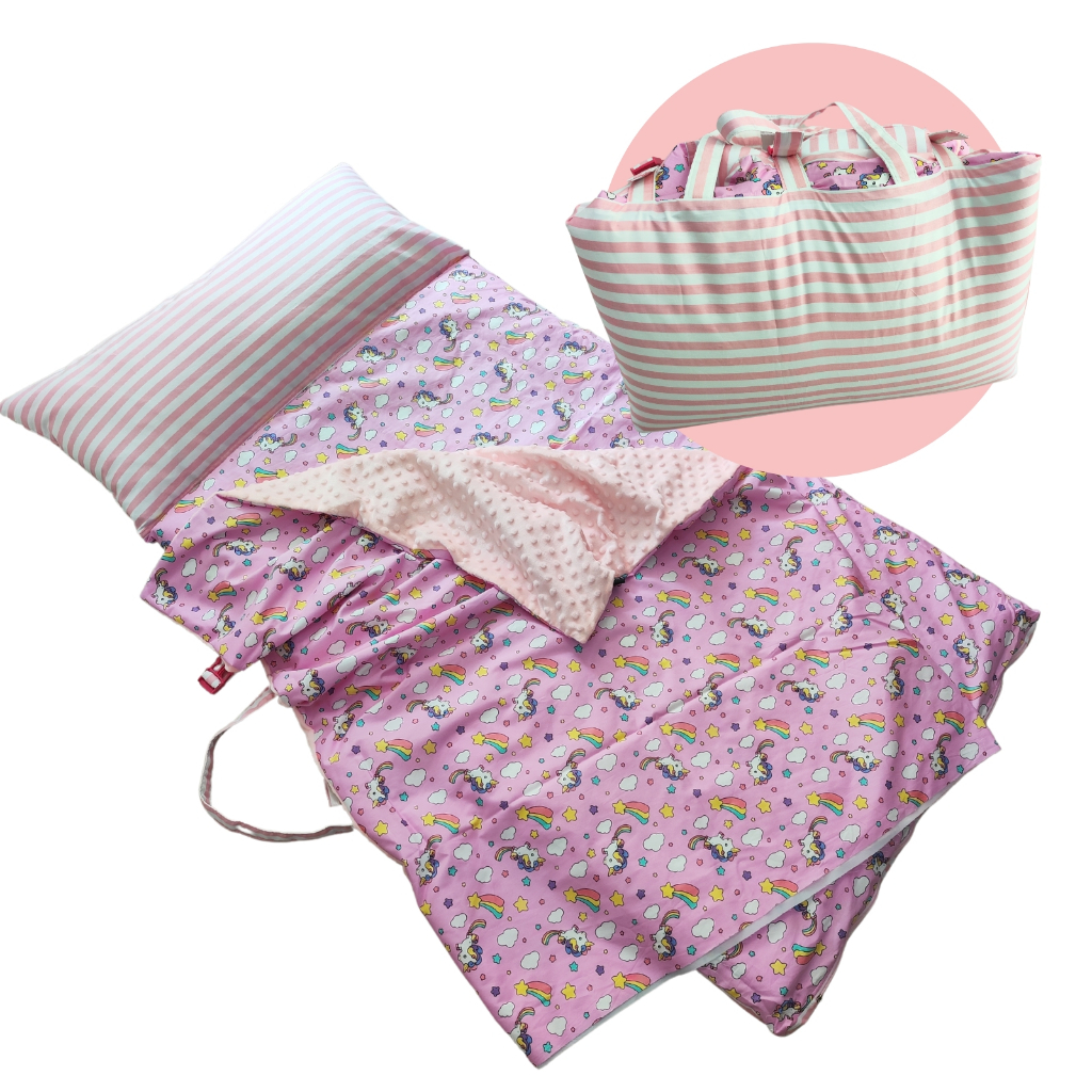 Cozy Max ที่นอนอนุบาล แบบหมอนยาวเย็บติด ถอดปลอกซักได้ทุกส่วน ปักชื่อฟรี