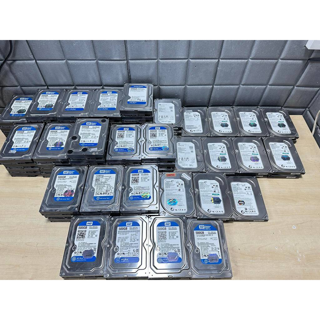 HDD PC (ฮาร์ดดิส พีซี) 500G WD BLUE -SEAGATE สินค้ามือสองสภาพดี