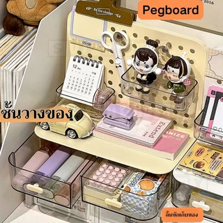 ลิ้นชักพลาสติก ตั้งโต๊ะ ชั้นวางเครื่องสำอาง เครื่องเขียน กล่องใส่เครื่องสำอาง กล่องเก็บของอเนกประสงค์ รุ่นตกไม่แตก