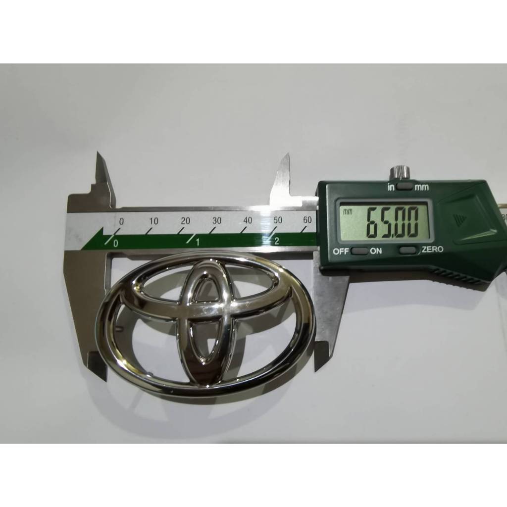 โลโก้ toyota พวงมาลัยของแท้ขนาดกว้าง 6.5 cm สูง 4.4 cm จำนวน 1 ตัว จัดส่งเร้ว บริการประทับใจ - รูปที่ 4