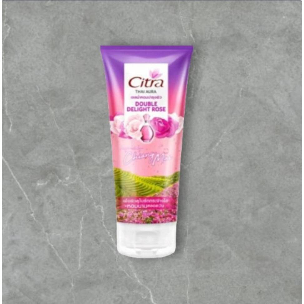 CITRA Thai Aura Perfume Gel Double DELIGHT ROSE Inspired by Chiang Mai (เชียงใหม่)เจลน้ำหอม บำรุงผิว200มลปลายหลอดมีตำหนิ