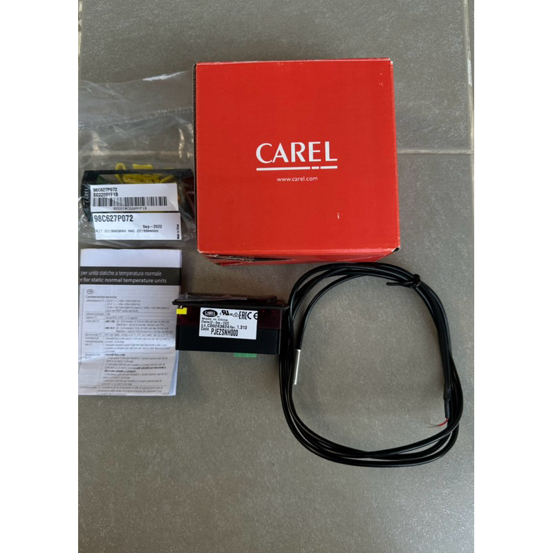 Carel Digital Control ,Model: PJEZSNH000 พร้อมสายเซ็นเซอร์1เส้น ชุดควบคุมอุณหภูมิ /เทอร์โมตู้แช่