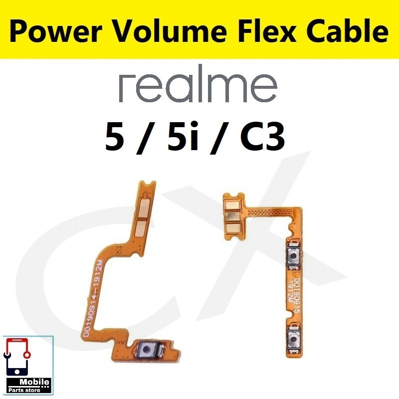 แพรสวิตช์ Realme 5/5i/C3 แพรpower แพรปิดเปิดSwitch flex cable volume button Realme 5/5i/C3