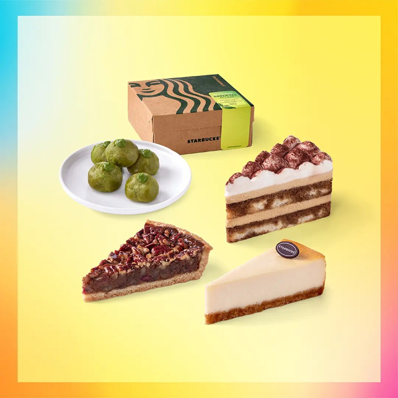 บัตรแลก เค้กฟรี+เครื่องดื่ม Starbucks  ใช้แลกฟรีได้💯%