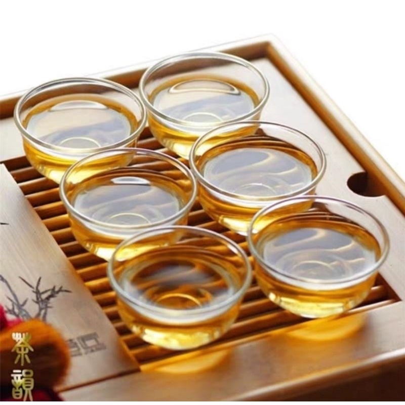 RTNS SHOP :ชุดถ้วยชา ถ้วยแก้ว ถ้วยยาขนาดเล็ก 50 ml.(ชุด 6 ใบ) พร้อมส่ง - รูปที่ 3