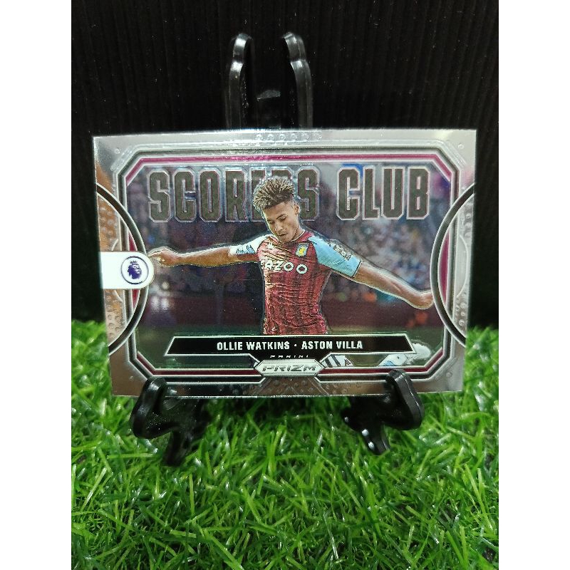 2021- 22 Prizm Premier League Ollie Watkins SCORERS CLUB card #8 Aston villa