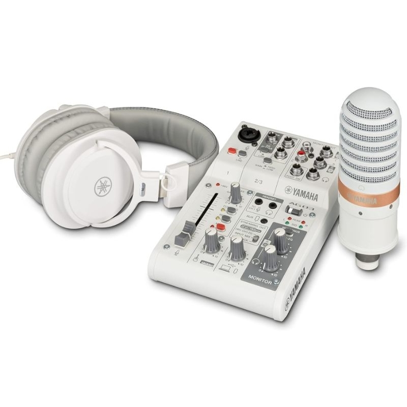 mixer Yamaha AG03MK2 W LSPK Mixer Live Streaming Pack Whiteของใหม่เลย
