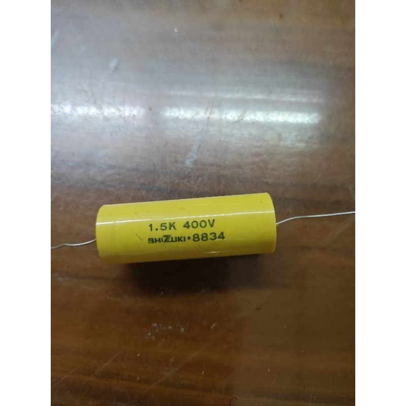 คาปาซิเตอร์ C 1.5uf 400v capacitor shizuki 1.5uF 400v 1.5k