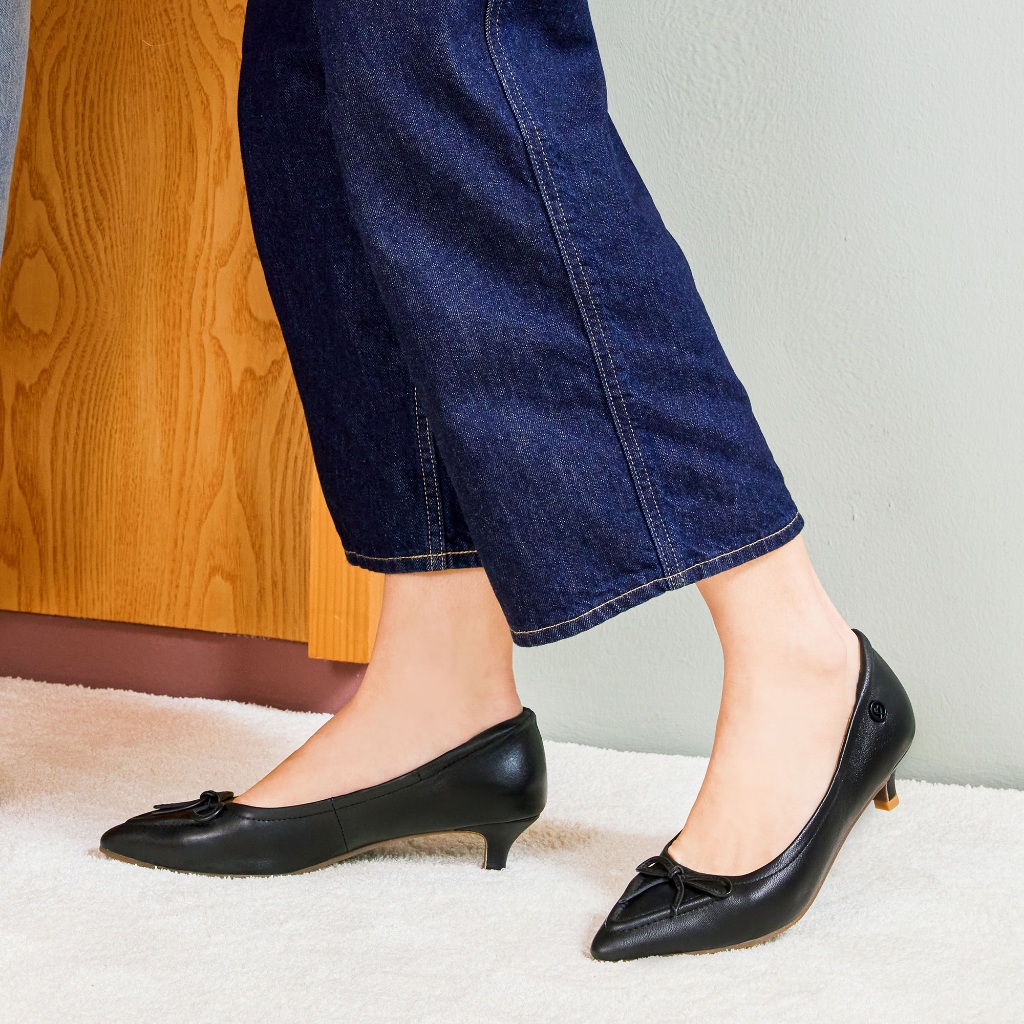 LA BELLA รุ่น ABBEY HEELS  -  BLACK