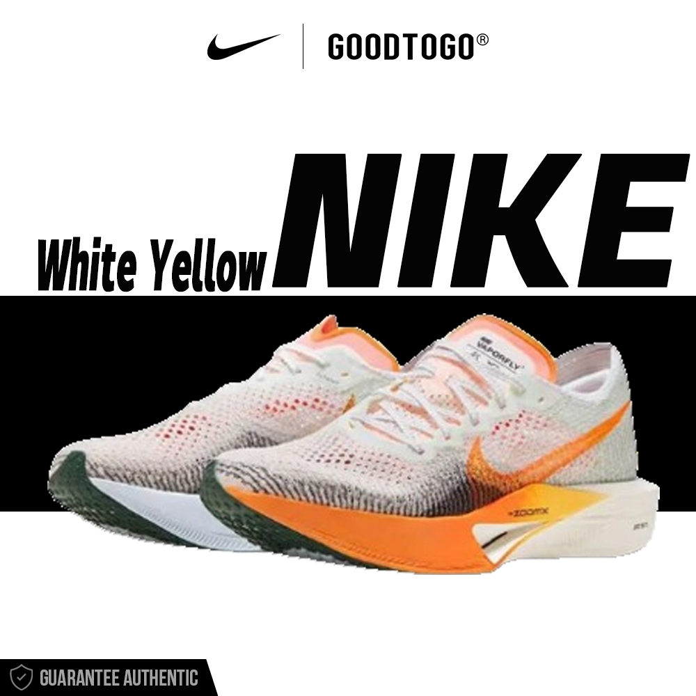 แท้ % NIKE ZOOMX VAPORFLY NEXT% 3 Sea Glass Bright Mandarin FV3633-081 SNEAKERS