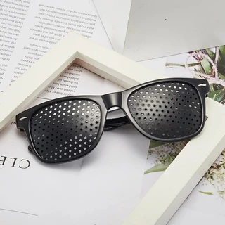 ☀️พร้อมส่ง☀️ แว่นรูเข็ม บริหารตา ถนอมตา ป้องกันการเมื่อยล้าตา สวยคุณภาพดี