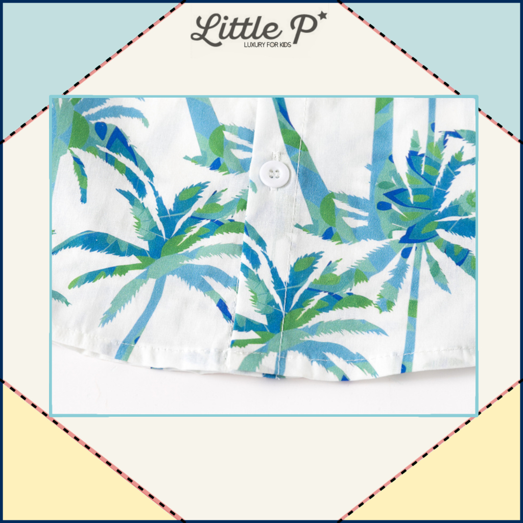 ส่งด่วน   ใหม่ ! เสื้อเชิ้ตคอจีนเด็กชาย เสื้อเด็กชาย อายุ​ 1-9 ปี By Little.P ราคา ถูกที่สุด ดีลบีเคเค แกลเลอรีภาพที่ 7