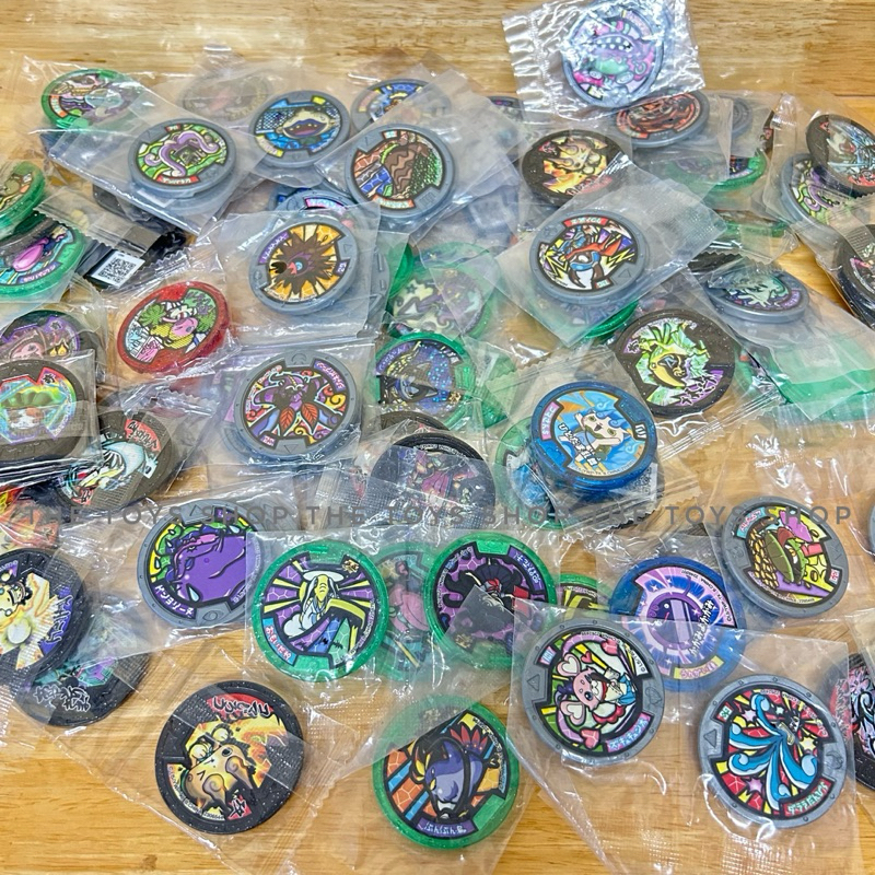 เหรียญ Yokai watch โยไควอช ของใหม่ สุ่มชุด 2 ชิ้น
