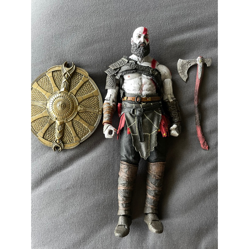 ของแท้ NECA Kratos God of War 4 action figure 1/10