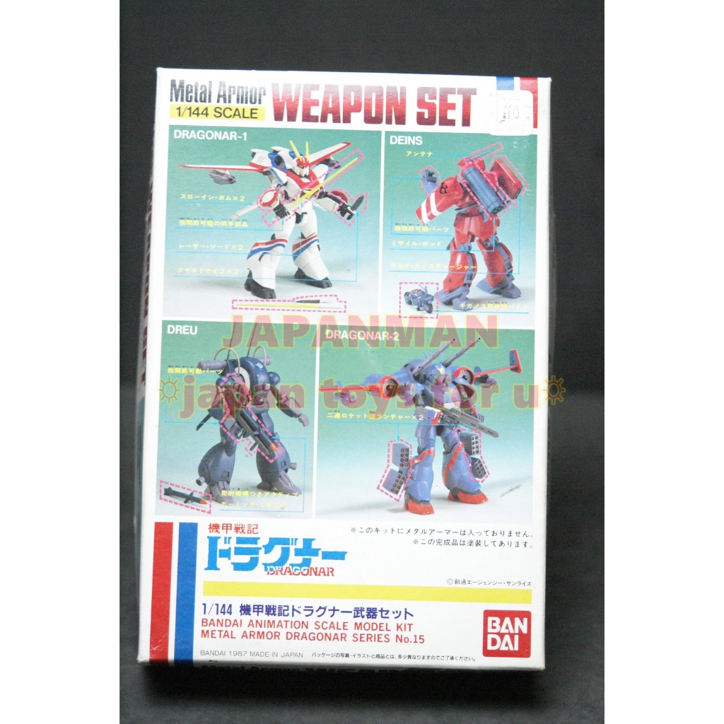 Metal Armor Dragonar 1/144 scale Weapon Set