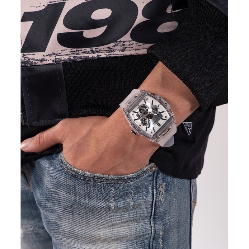 [ของแท้ผ่อน0%]GUESS Mens Multi-function Watch GW0203G1