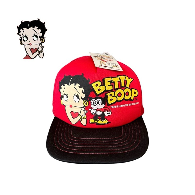 Betty boop หมวกเบ็ตตี้บู๊พ วินเทจแท้