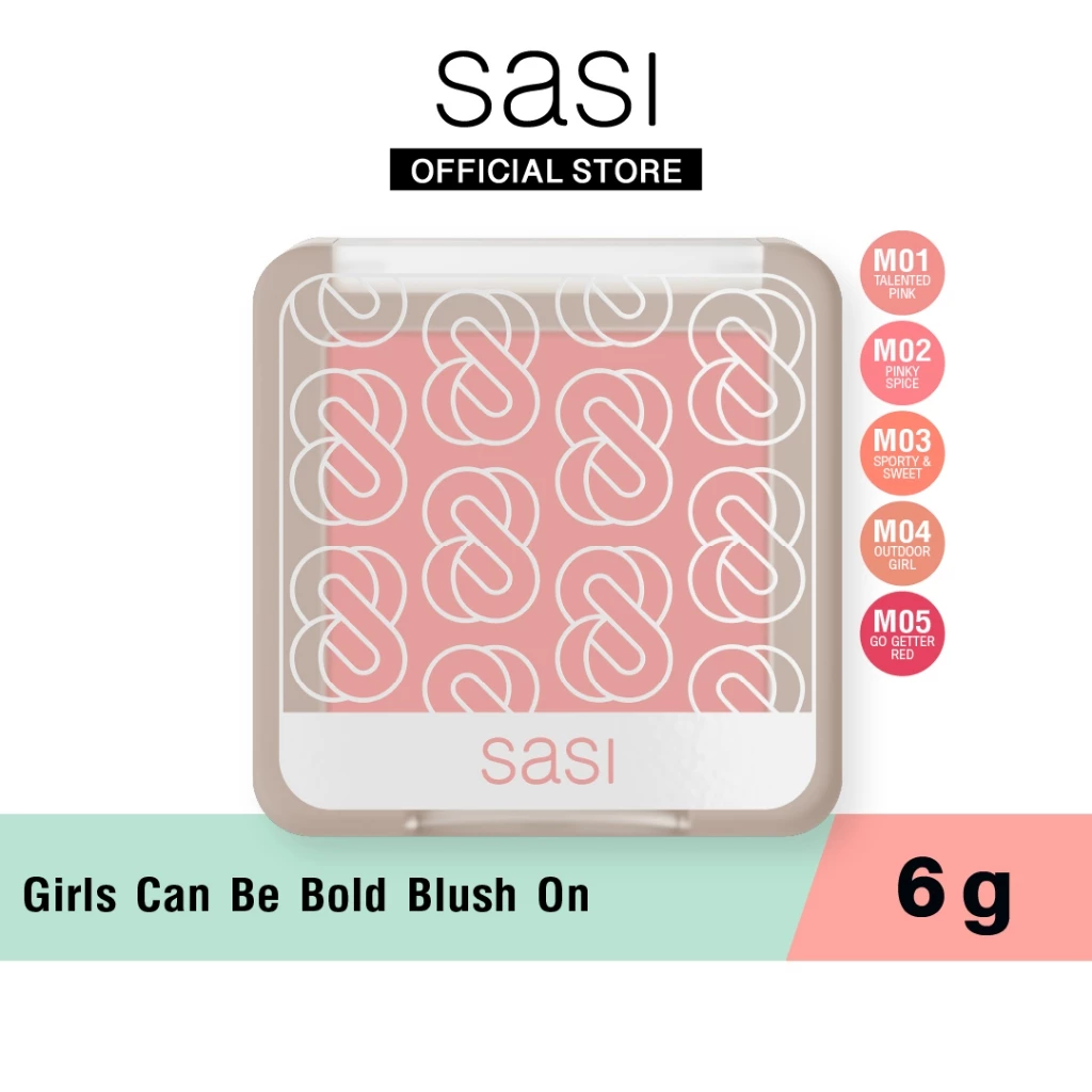 sasi บลัชออนเนื้อแมท Girls Can Be Bold Matte Blush On thumbnail 3