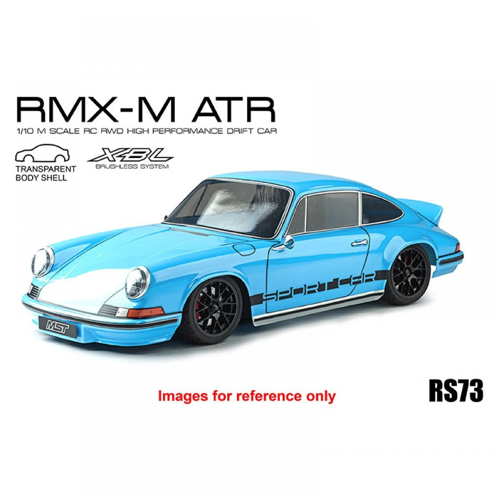 MST 1/10 RMX M RS73 CLEAR BODY BRUSHLESS RWD RTR DRIFT CAR EP W/ 2.4GHZ RADIO MODEL: 543002C