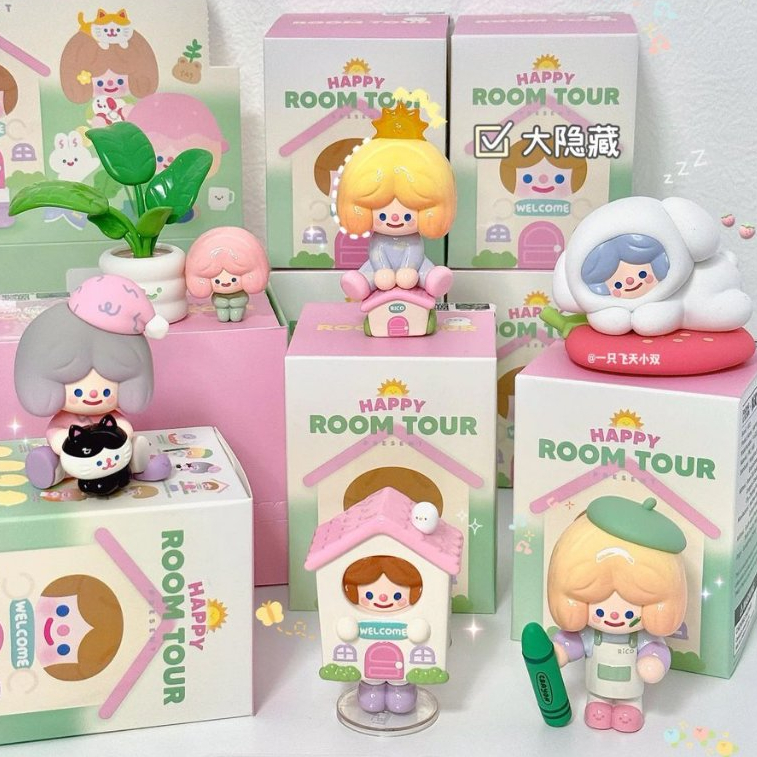 (🌱☁️พร้อมส่งด่วนในไทย) แบบสุ่มโมเดล : Rico Happy Room Tour