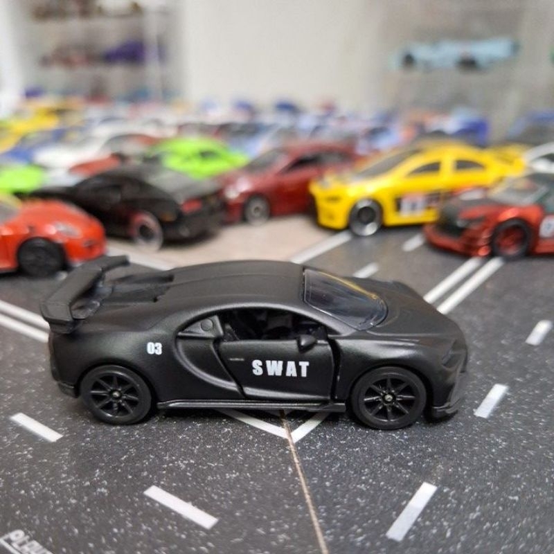 Majorette รถโมเดล BUGATTI CHIRON Pur Sport สีดำด้าน