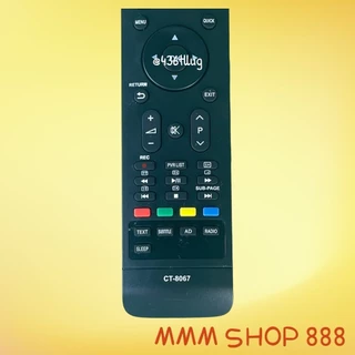 สินค้าพร้อมส่ง รีโมทรุ่น : โตชิบา Toshiba รหัส CT-8067