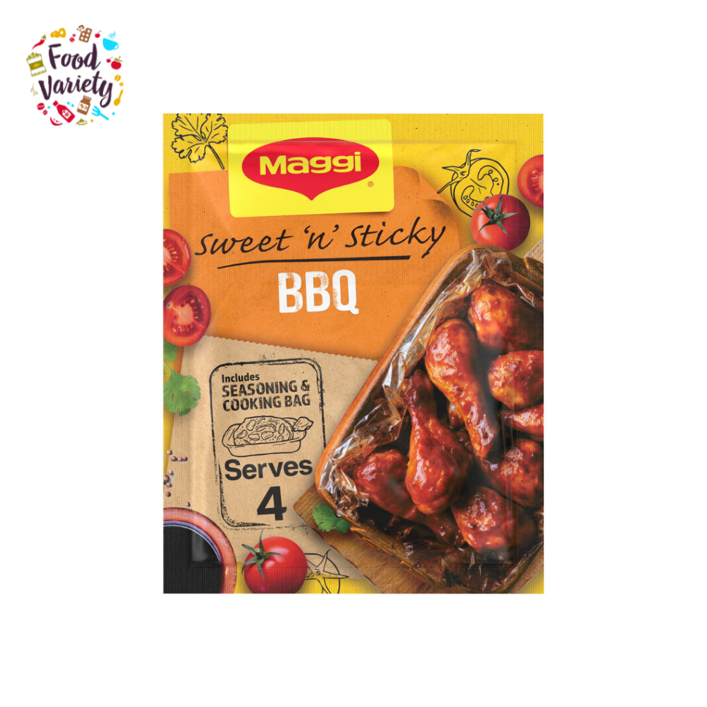 [Best Before 31-Oct-2026]Maggi Sweet and Sticky BBQ Chicken Herbs and Spices Recipe Mix 41g เครื่องป