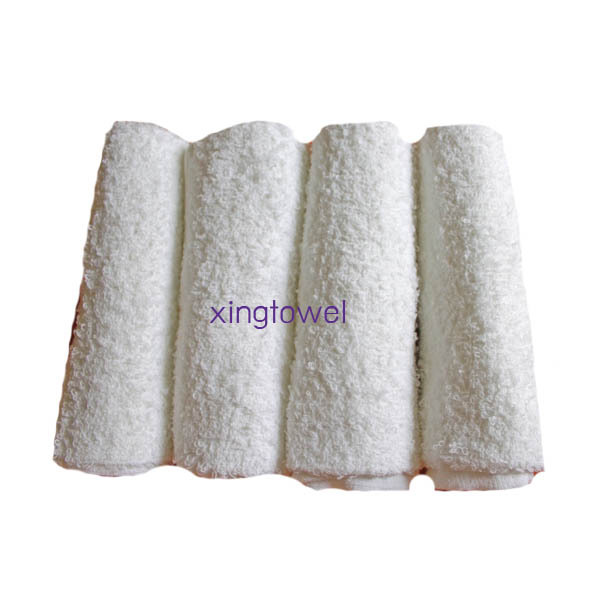 ผ้าเช็ดผม สีขาว ขนาด 13x30” พร้อมส่ง - รูปที่ 2