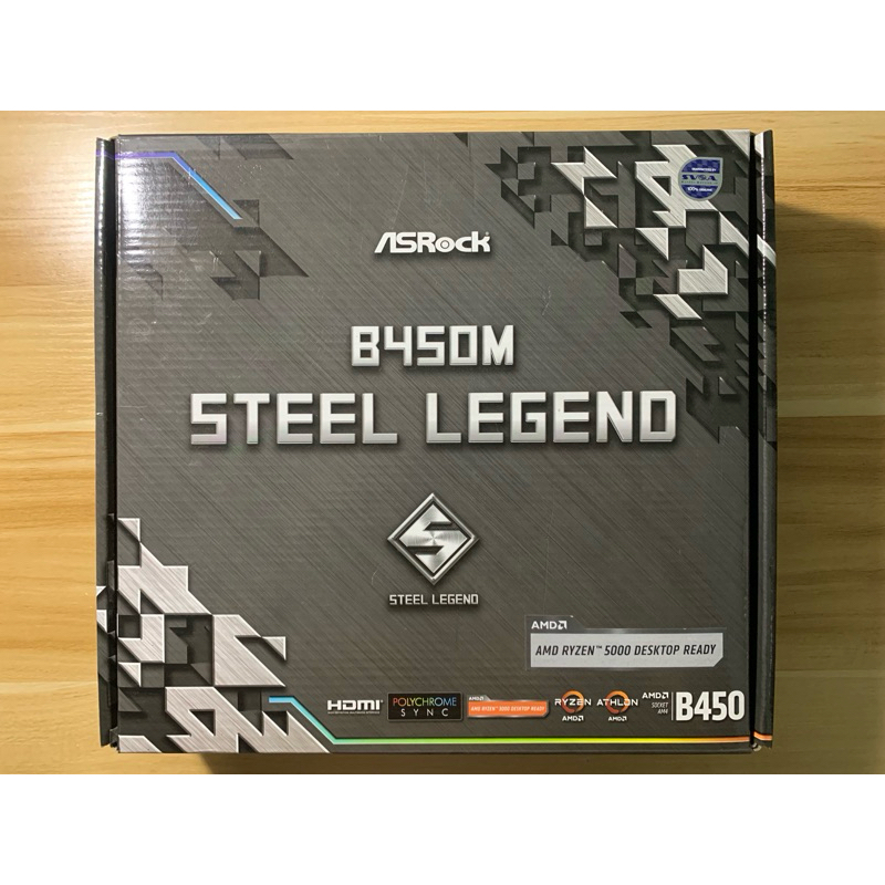ASROCK B450M STEEL LEGEND ( มือสอง มีประกัน )