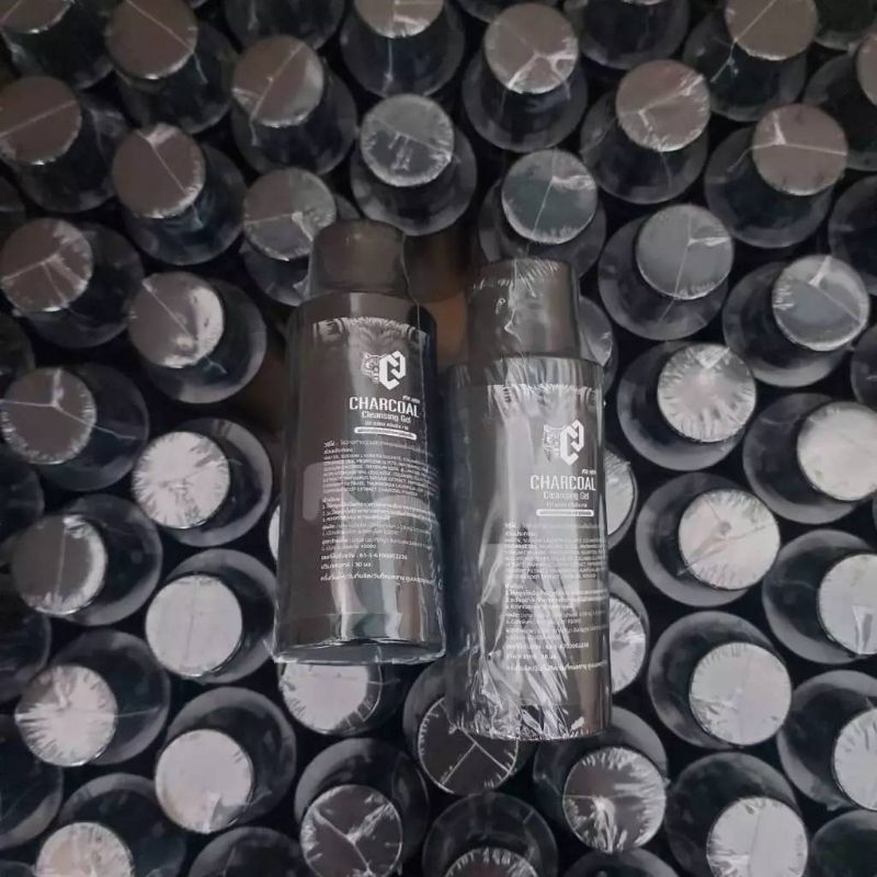 สบู่เหลว เจลชาโคล คลื่นซิ่ง Charcoal GelCleansing Soap ขนาดใหม่ 50 ml