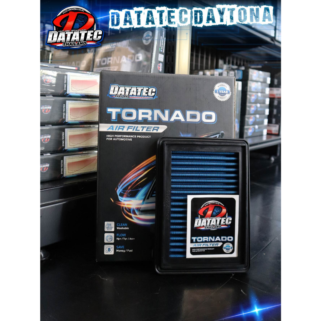 [ ใส่โค้ด RACITEC02 ] กรองอากาศ Nissan Almera / March / Note รอบมาไว ล้างได้ ใช้ได้ 1 แสนโล Datatec - รูปที่ 3