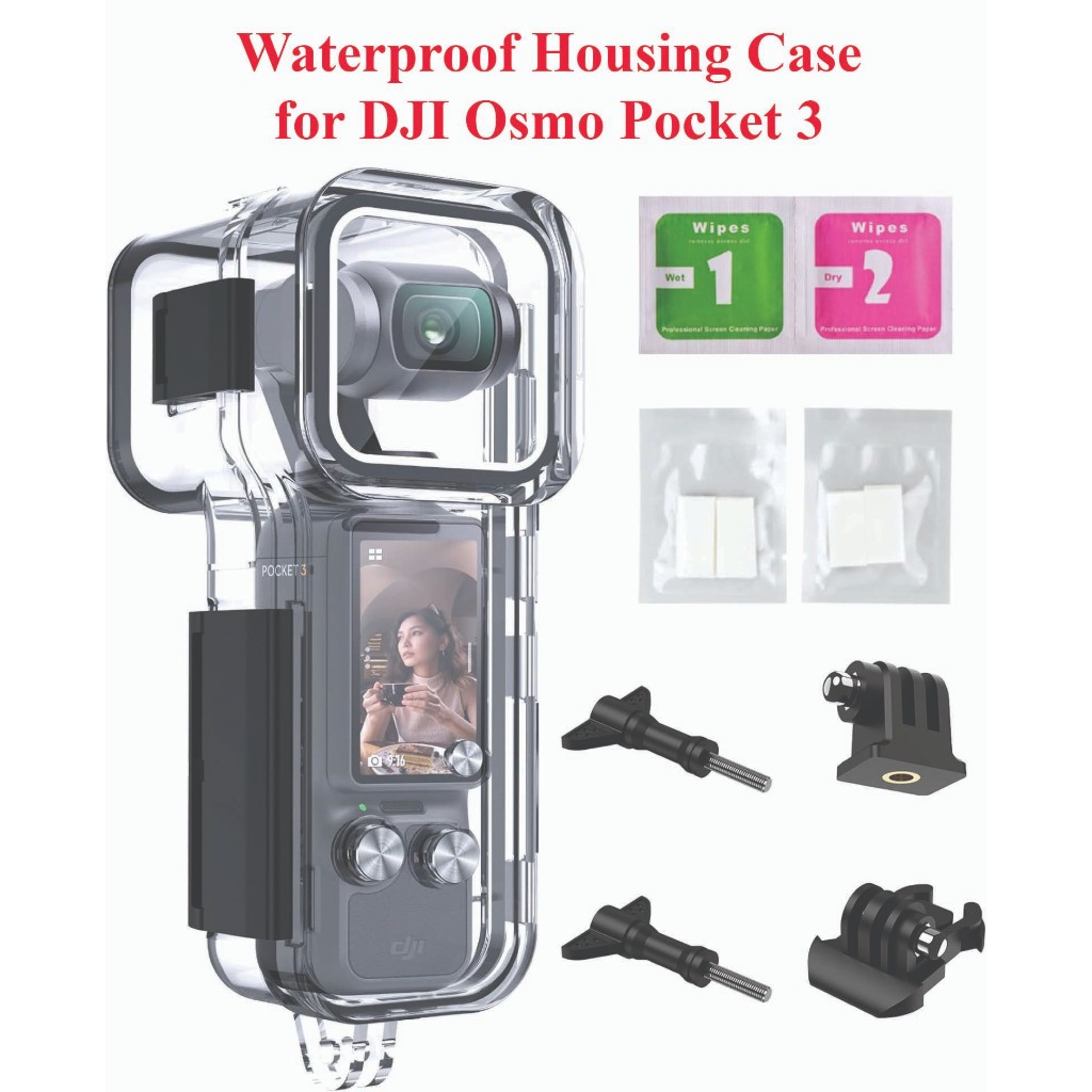 STARTRC เคสแข็ง กันน้ำ กันกระแทก สำหรับ Pocket 3 Waterproof Hard Case for DJI OSMO Pocket 3 action