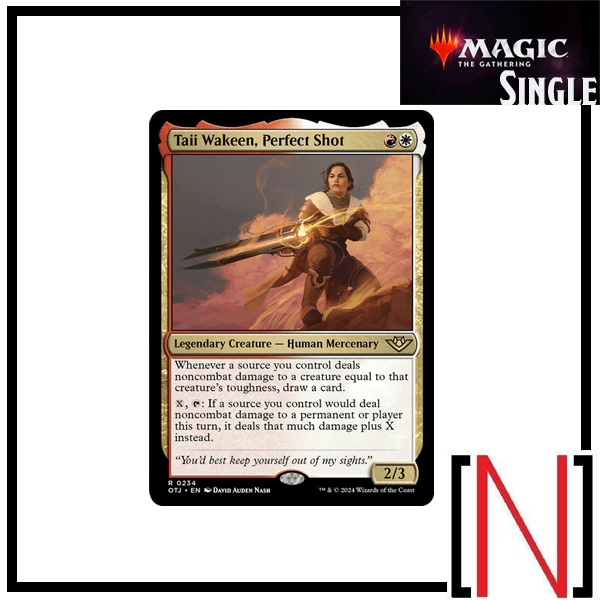 [MTG][Single][OTJ] Taii Wakeen, Perfect Shot ระดับ Rare [ภาษาอังกฤษ]