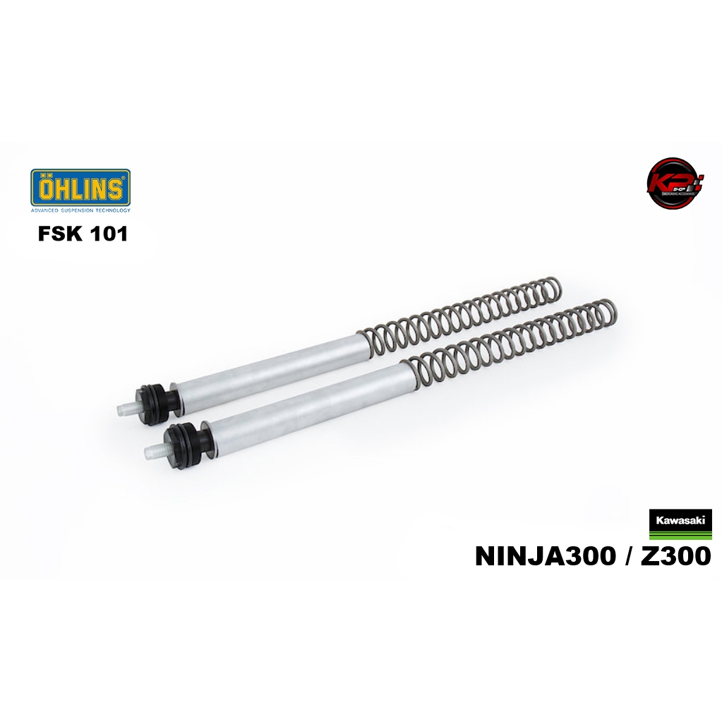 สปริงโช๊คหน้า OHLINS FSK 101 FOR KAWASAKI NINJA 300 / Z300 (OHLINS รับประกัน 2 ปี)