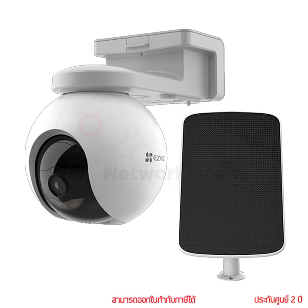 Ezviz CB8 2K กล้องวงจรปิดไร้สาย พร้อมแผงโซลาร์ by thenetworkstore