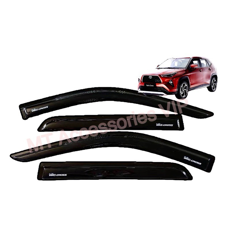Yaris Cross ยาริสครอส กันสาด สีดำ