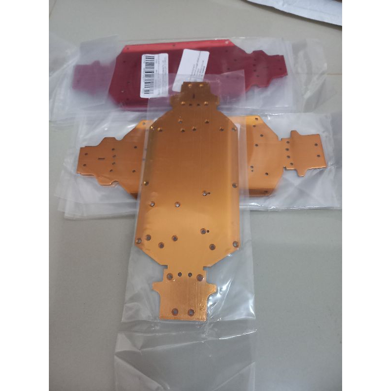 (สินค้าในไทย) wltoys เพลท แผ่นฐานรองอัพเกรดโลหะ  สำหรับ WLtoys 1/14 144010 144001 144002