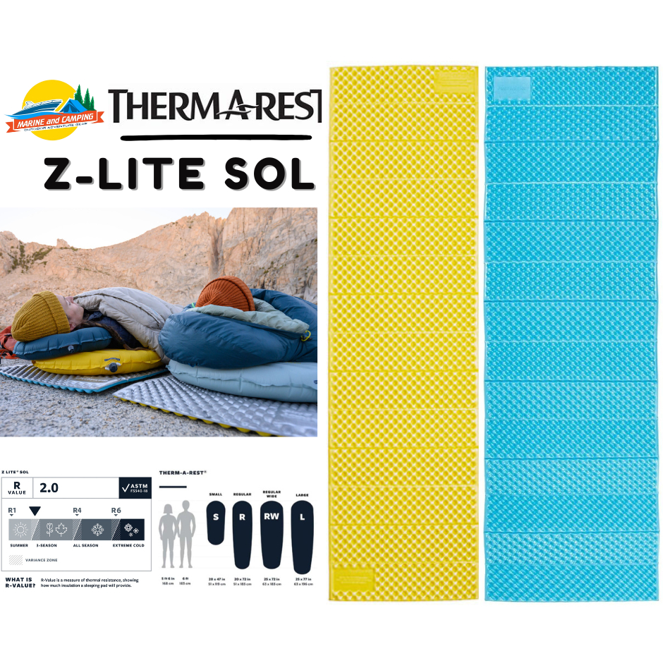 Thermarest Z-Lite Sol แผ่นรองนอนแบบโฟม