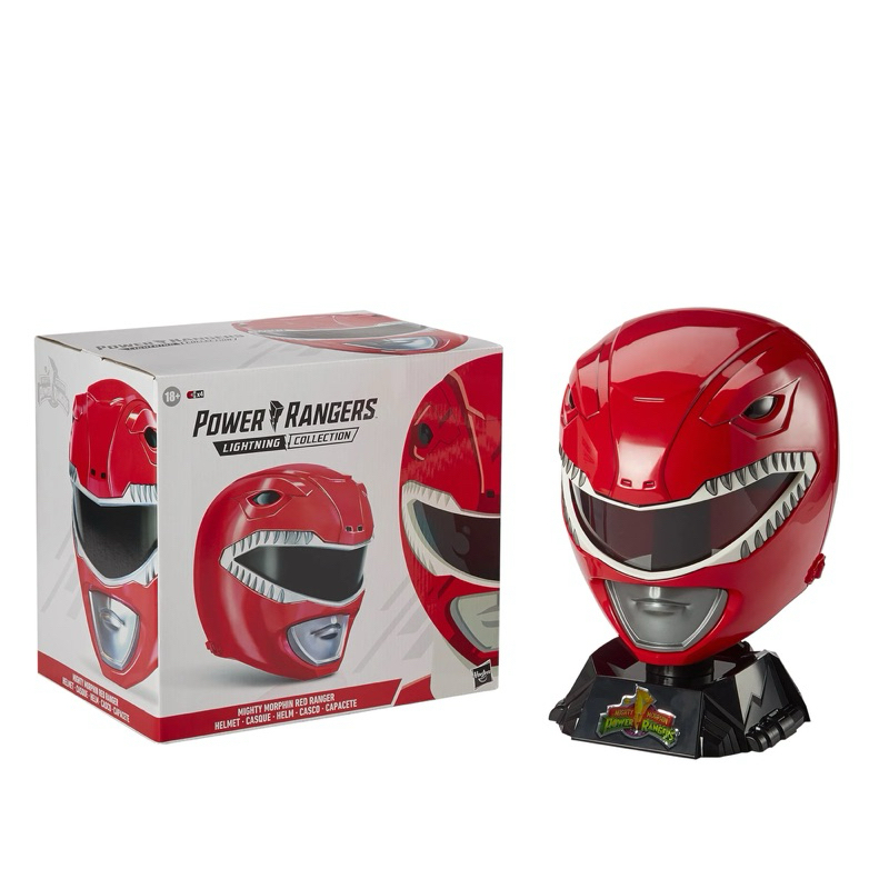 Hasbro Power Rangers Lightning Collection Mighty Morphin Red Ranger Premium Collector Helmet