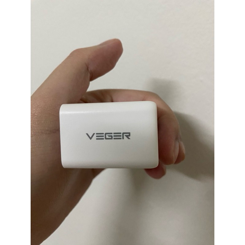 VEGER Wall USB Charger 1 USB-A (QC3.0A) / 1 USB-C (PD20W) White อะแดปเตอร์ by Studio7