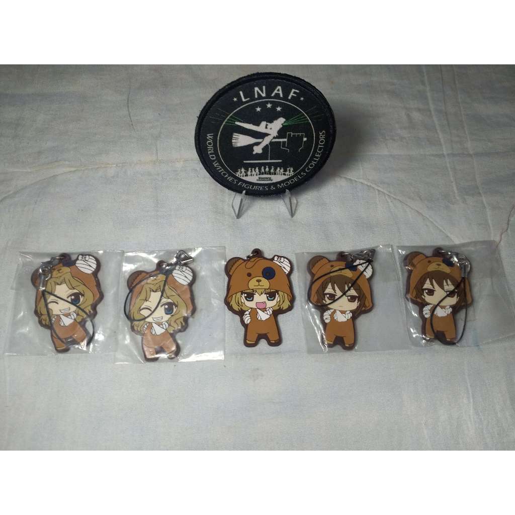 [พร้อมส่ง] พวงกุญแจ Girls Und Panzer ชุด Bokobear คละแบบ
