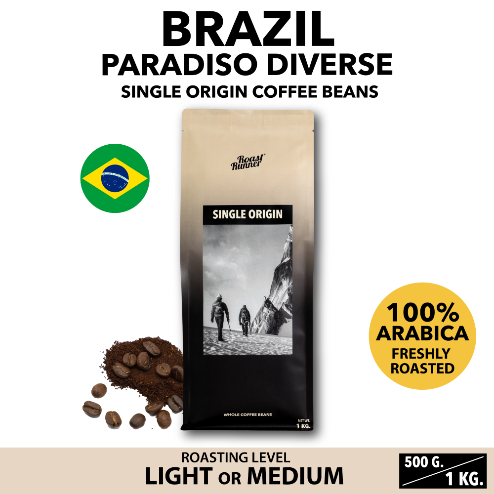 เมล็ดกาแฟ BRAZIL SINGLE ORIGIN [เลือกระดับการคั่วได้]