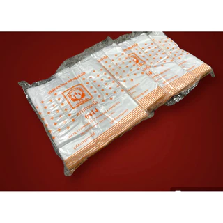 ถุงหูหิ้ว 6x14 A(ยกมัด10แพค)ภายใน 1ห่อ บรรจุ 100กรัม 56-60ใบ ไม่มีกลิ่น ใส
