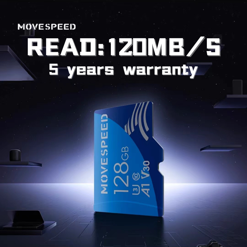 MoveSpeed เมมโมรี่การ์ด กล้องวงจรปิด micro SDXC Card Memory Card การ์ด แท้ A2, C10, U3, V60