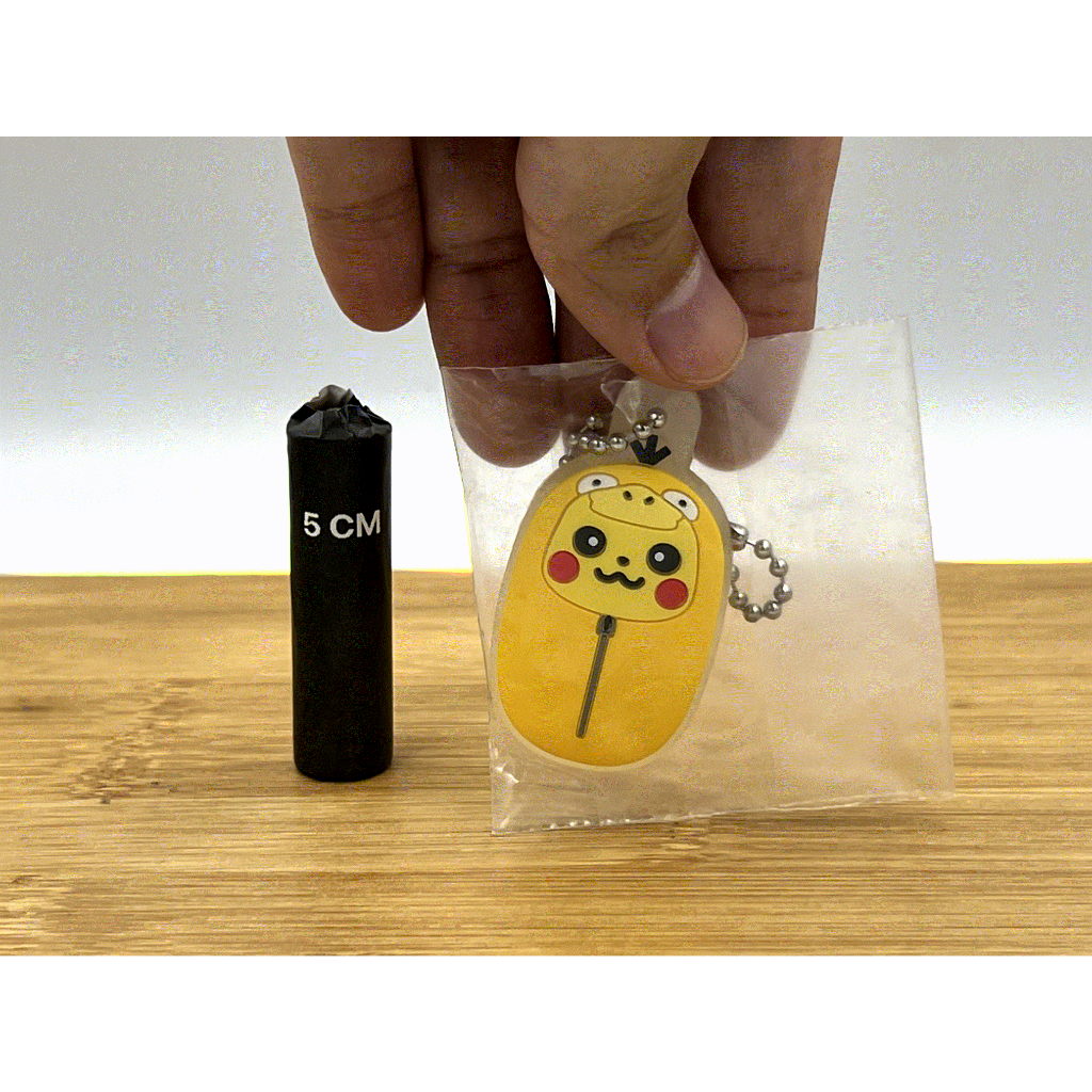 Pokemon Bandai Keychain : Pikachu in Psyduck Hood